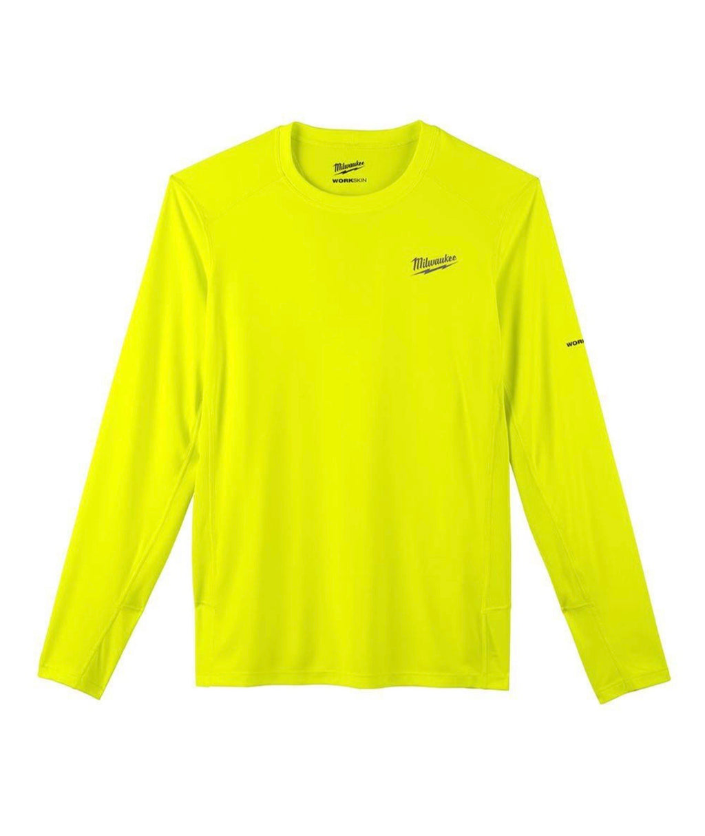 Men's Work Skin Medium Hi-Vis Light Weight Performance Long-Sleeve T-Shirt