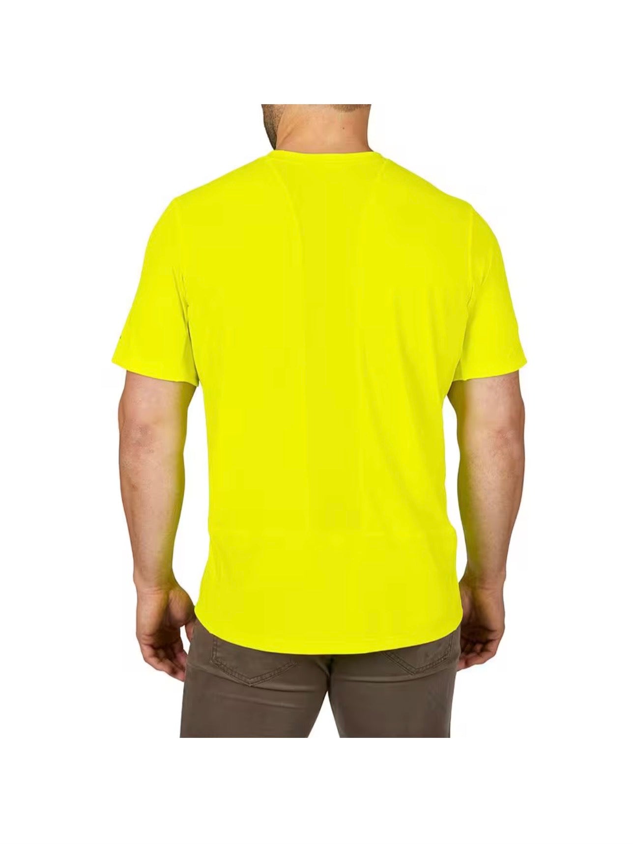 Men's Large Hi-Vis GEN II WORKSKIN Light Weight Performance Short-Sleeve T-Shirt