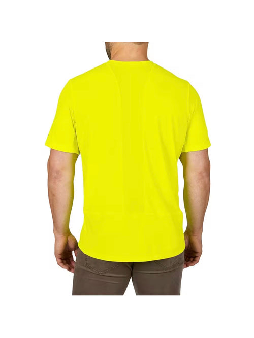 Men's Large Hi-Vis GEN II WORKSKIN Light Weight Performance Short-Sleeve T-Shirt